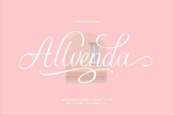 Alvenda: A Stylish Script Font for Editorial Design