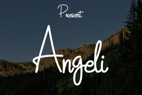 Angeli: A Simple Handwritten Script Font for Warm Editorial Moments