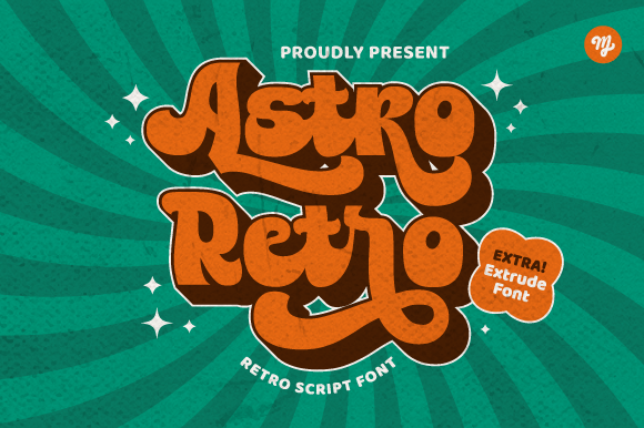 Astro Retro Script Font for Handmade Brands