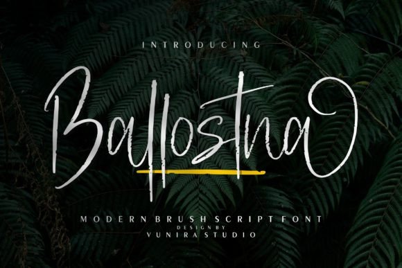 Ballostna: A Dazzling Script Font for Campaign-Ready Visuals