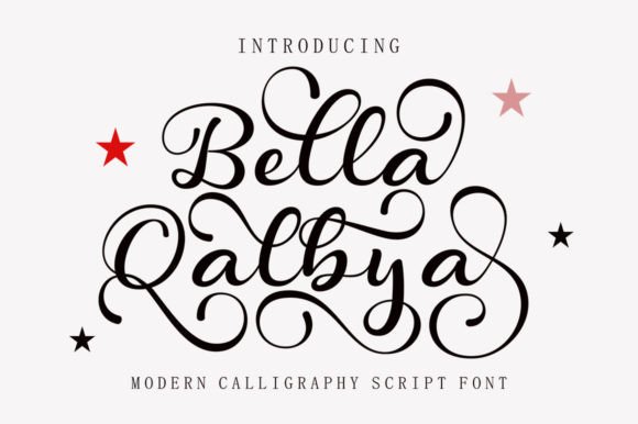 Bella Qalbiya: A Modern Handwritten Font for Business Branding