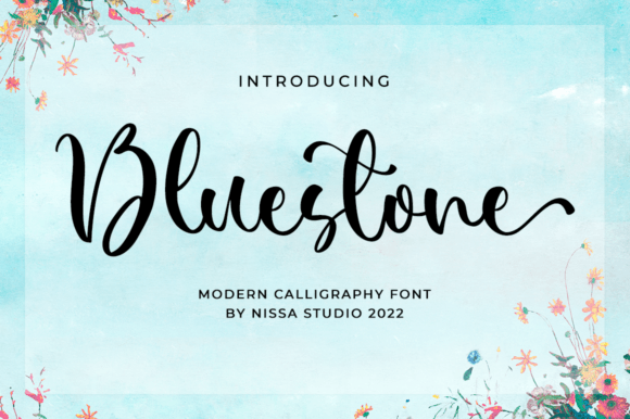 Bluestone: A Script Font for Elegant Campaigns and Branding