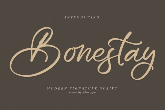 Bonestay: The Script Font That Elevates Your Brand’s Visual Story