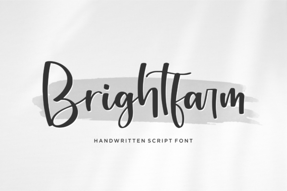 Brightfarm: A Script Handwritten Font for Editorial Design