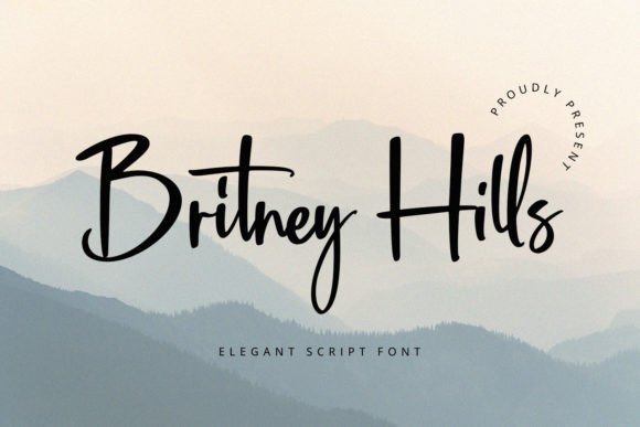 Britney Hills Script Font for Elegant Design