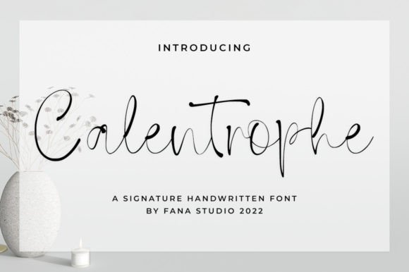 Calentrophe Script Font for Elegant Branding