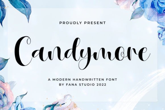 Candymore Script Font for Elegant Campaign Typography