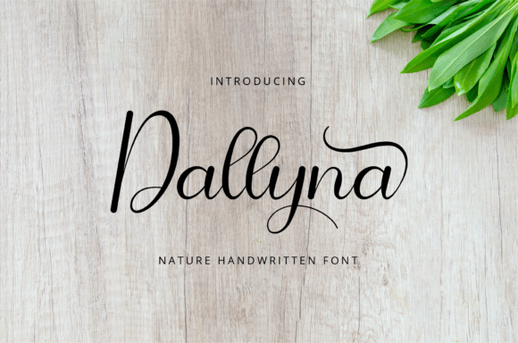 Dallyna: A Script Font for Elegant Editorial Design