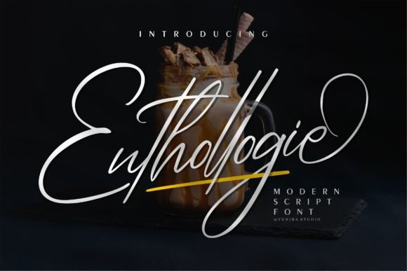 Enthollogie: A Script Font for Modern Web Design