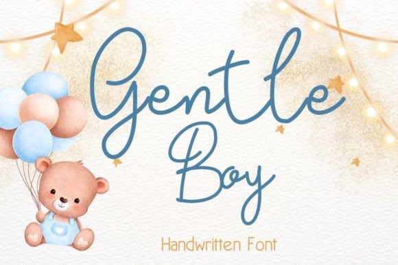 Gentle Boy: A Friendly Script Handwritten Font for Editorial Warmth