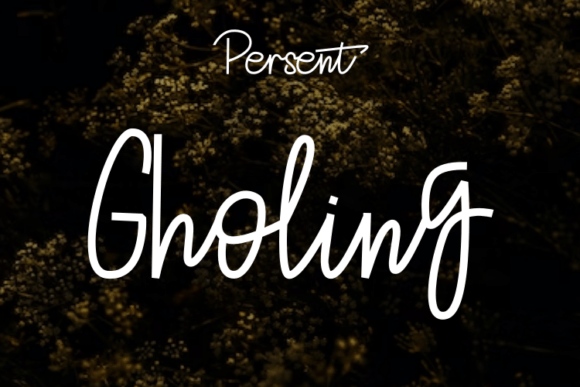 Gholing: The Script Font That Elevates Your Campaign Design