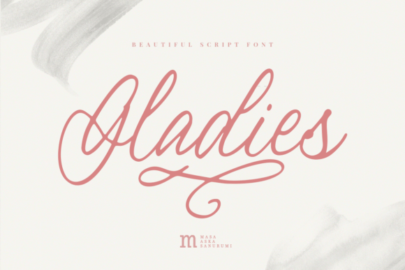 Gladies: The Script Font That Elevates Your Brand’s Visual Story