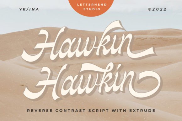 Hawkin: A Script Handwritten Font That Makes Your Campaign Stand Out