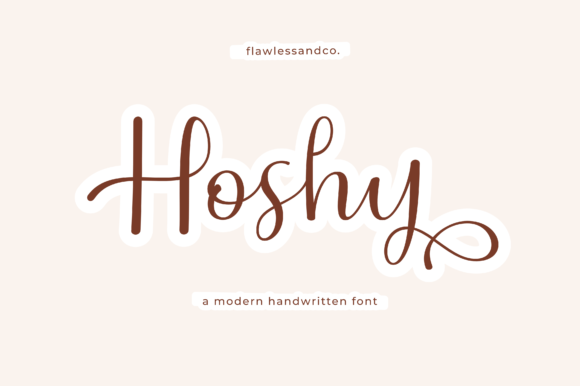 Hoshy Script Font for Scroll-Stopping Visual Campaigns