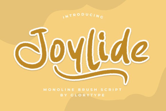Joylide: A Script Handwritten Font for Creative Branding
