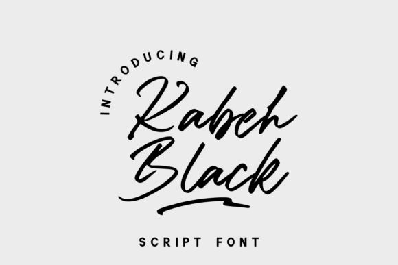 Kabeh Black: The Perfect Script Font for Small Business Branding