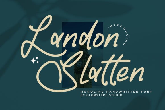 Landon Slatten: A Monoline Handwritten Font for Digital Branding