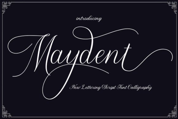 Maydent: A Dazzling Script Font for Elegant Branding