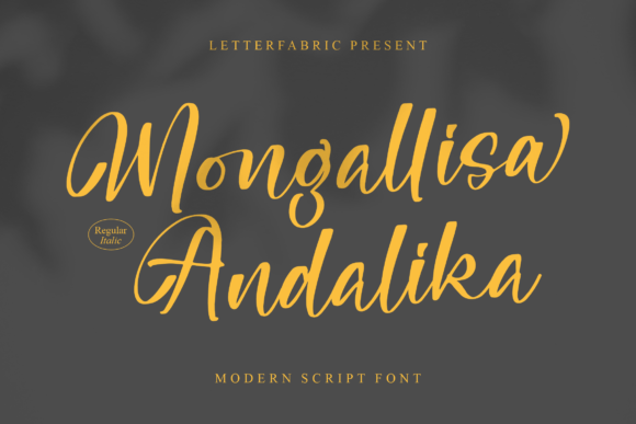 Mongallisa Andalika: A Romantic Script Handwritten Font for Crafters