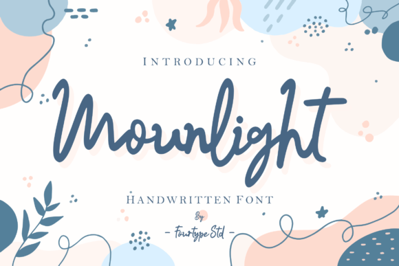 Mounlight Script Handwritten Font for Makers