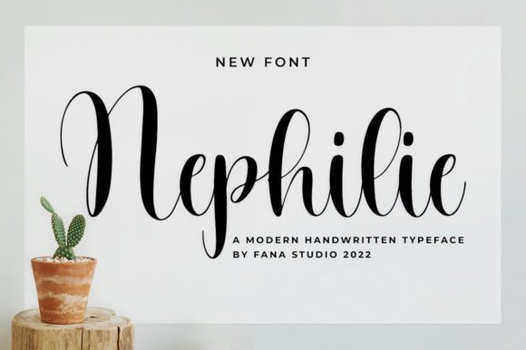Nephilie Script: A Stylish Font for Modern Campaigns