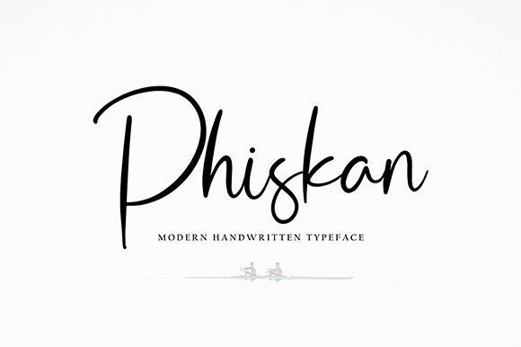 Phiskan: A Stylish Handwritten Script Font for Small Business Branding