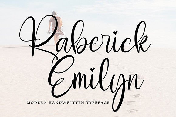 Raberick Emilyn: A Script Font for Elegance and Branding