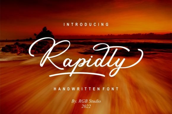 Rapidly: The Script Font That Elevates Your Brand