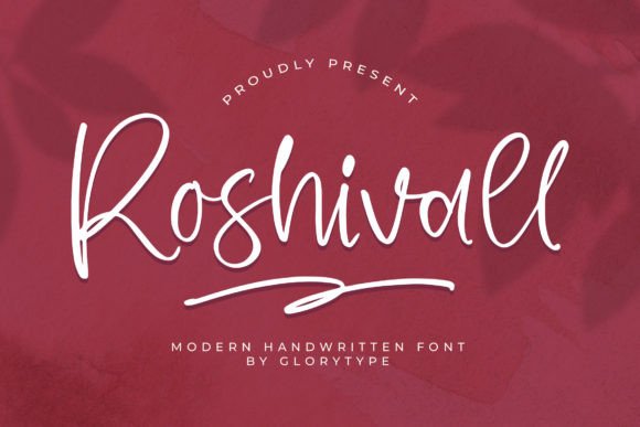 Roshivall: Modern Handwritten Font for Scroll-Stopping Brand Content