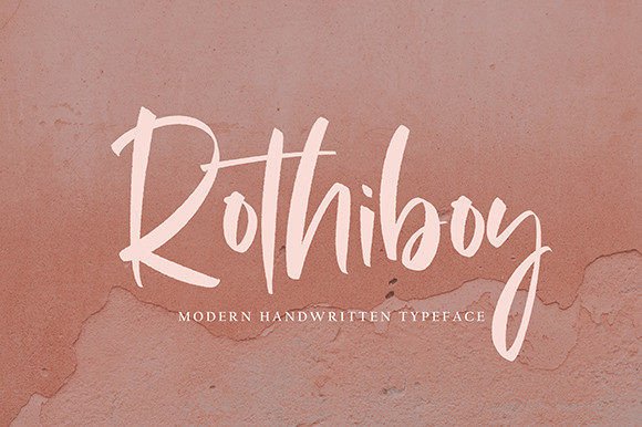 Rothhiboy: A Modern Script Handwritten Font for Editorial Warmth