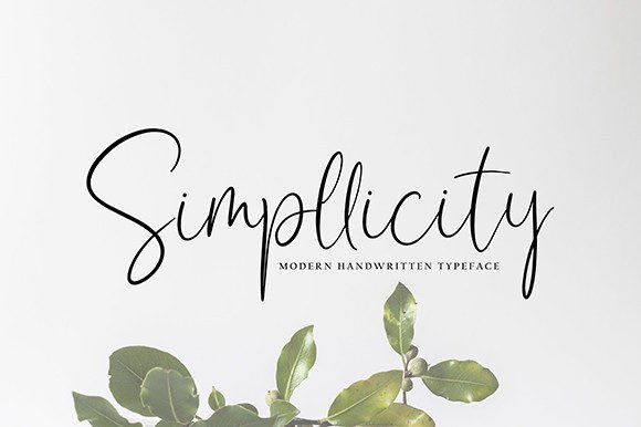 Simpllicity: A Stylish Script Handwritten Font for Real Branding