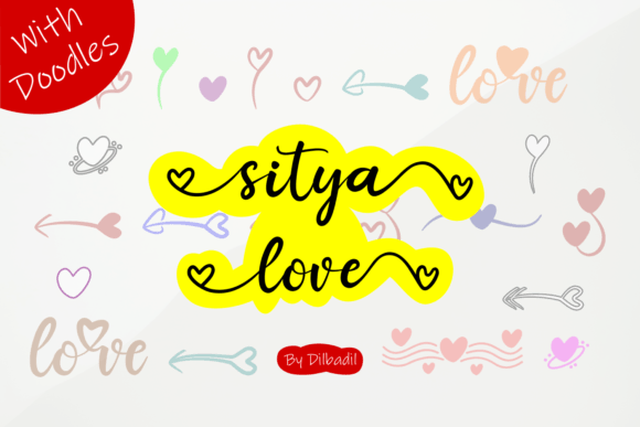 Sitya Love: A Script Font That Elevates Branding with Romance and Refinement
