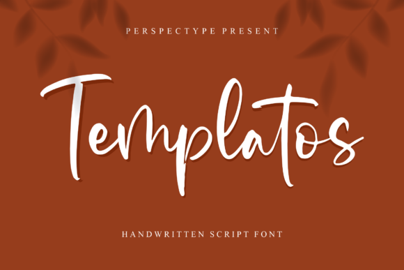 Templatos: A Handwritten Script Font That Elevates Your Brand