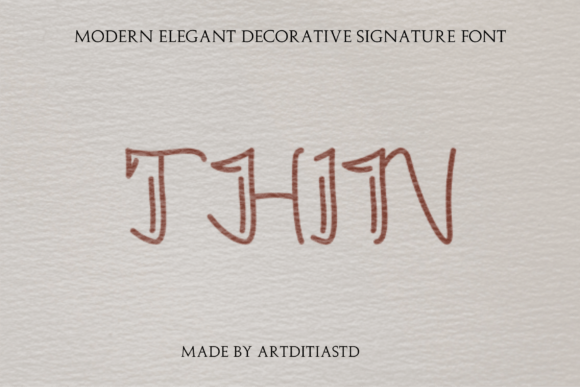 Thin: A Script Font That Elevates Branding with Modern Elegance
