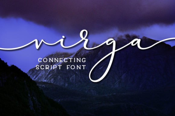 Virga: The Script Handwritten Font That Adds Drama to Your Digital Brand