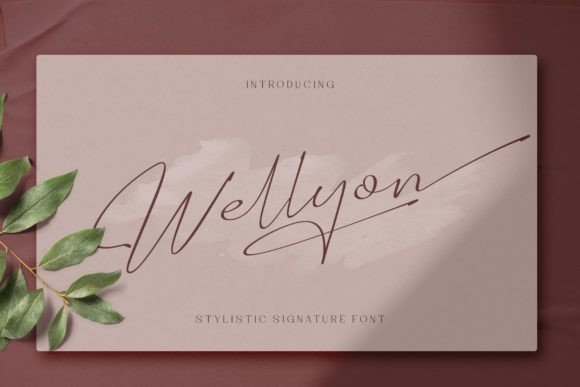 Wellyon: A Dazzling Script Font for Polished Branding