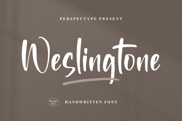 Weslingtone: A Contemporary Script Font for Editorial Design