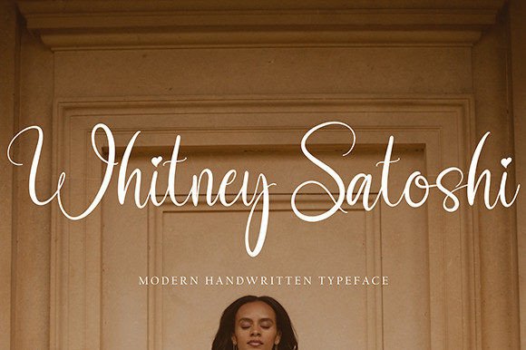 Whitney Satoshi: A Script Font for Handmade Crafters and Designers