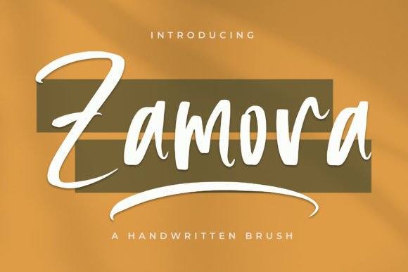 Zamora: A Script Handwritten Font That Elevates Your Brand